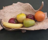 Früchteschale aus Damschaufeln