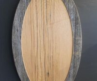Hirschschild aus Altholz