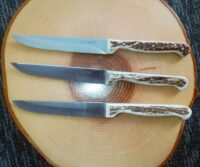 Steakmesser aus echtem Hirschhorn