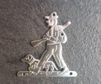 Ornament Jäger mit Jagdhund